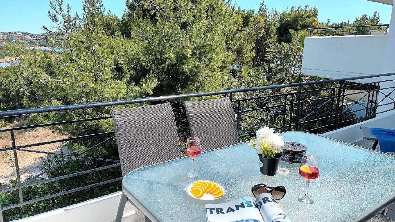 Dea Del Mare Complex In Front Of The Sea. Villa Sounion Exterior photo