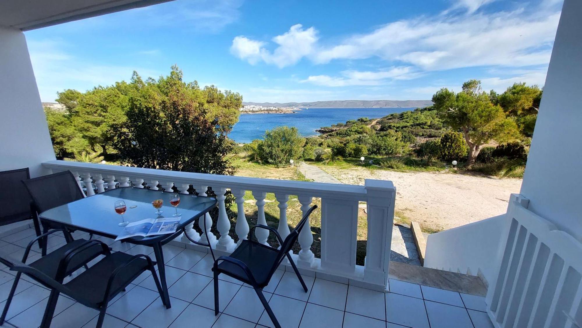Dea Del Mare Complex In Front Of The Sea. Villa Sounion Exterior photo