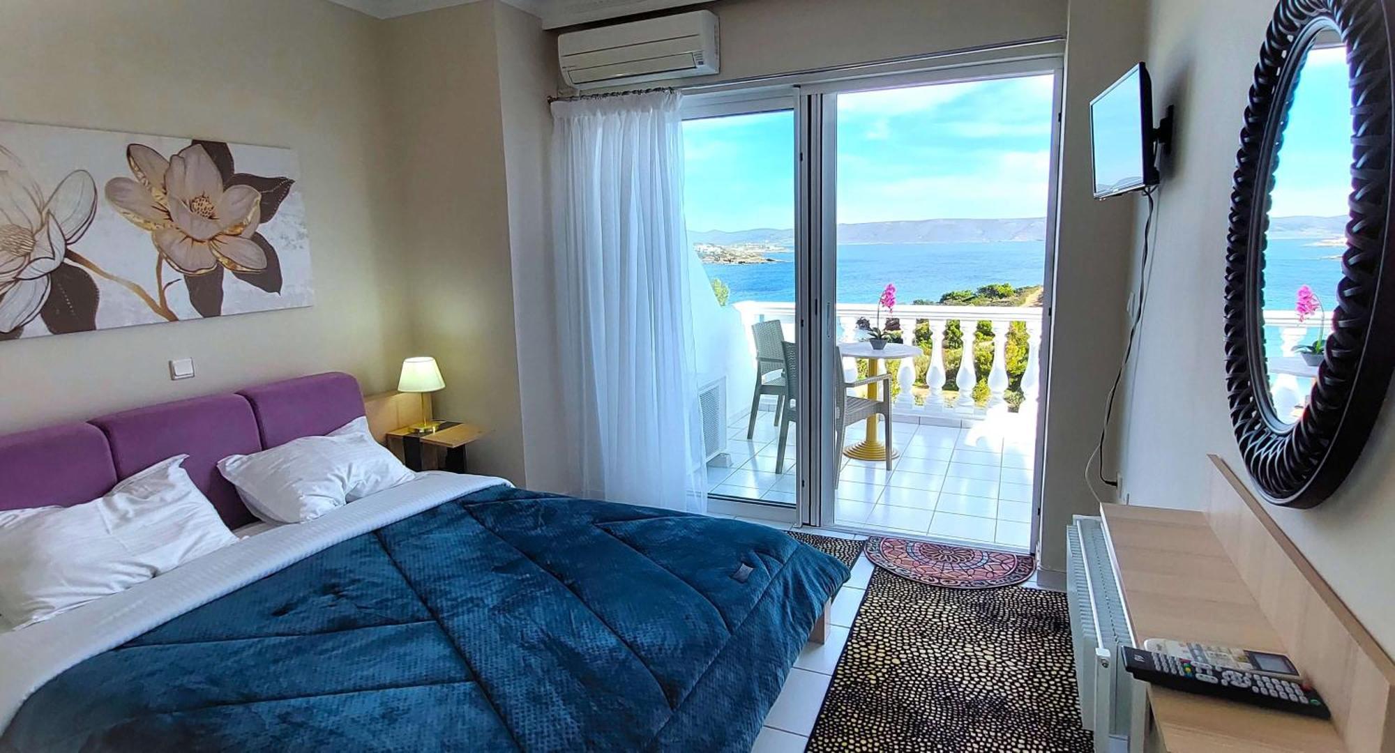 Dea Del Mare Complex In Front Of The Sea. Villa Sounion Exterior photo