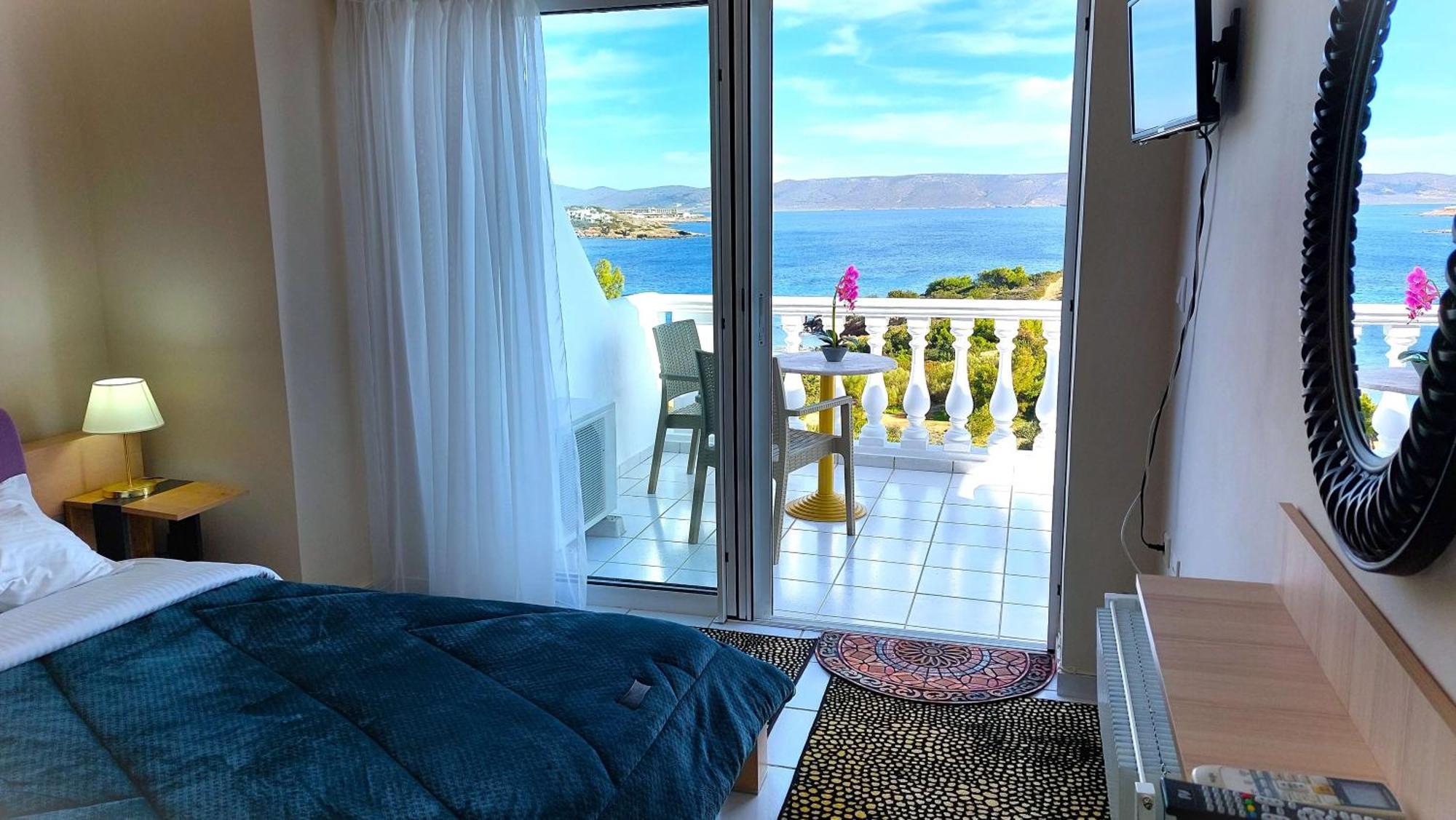 Dea Del Mare Complex In Front Of The Sea. Villa Sounion Exterior photo